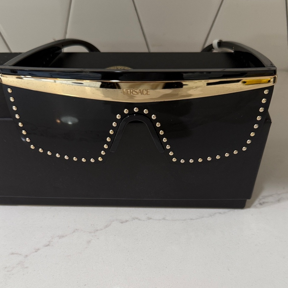 Versace Black Sunglasses NIB